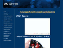 Tablet Screenshot of cmlsecurity.net